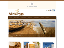 Tablet Screenshot of alinsumos.com